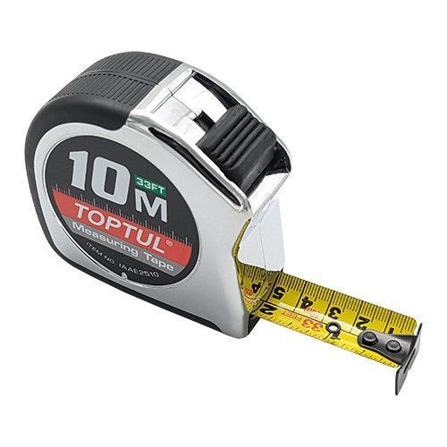 Рулетка профессиональная 10м*25мм TOPTUL IAAE2510 IAAE2510 фото