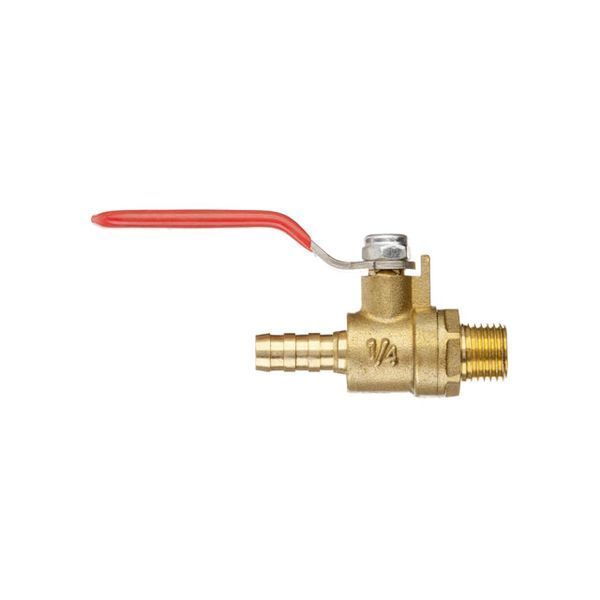 Кран шаровой воздушный, латунь, наружная резьба 1/4" на шланг 8 мм, STORM INTERTOOL PT-1888 PT-1888 фото