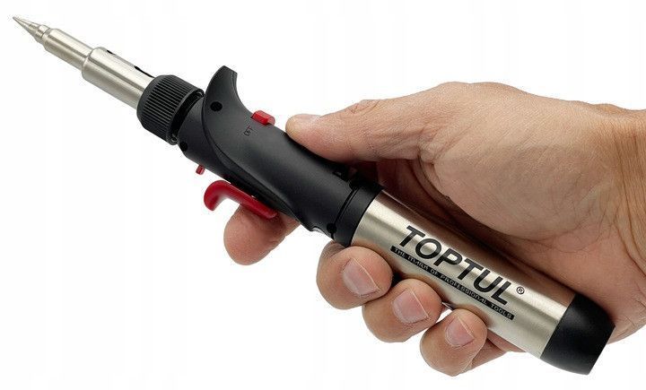 Паяльник газовый 150W с комплектом насадок 8ед. TOPTUL EGAE0801 EGAE0801 фото
