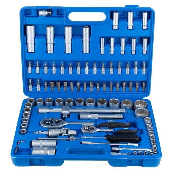 Набор насадок торцевых и биты 1/4", 1/2" 94шт Start GRAD (6003175) 6003175 фото