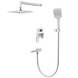 Душева система вбудована KOER KB-66009-04 3 функції (Колір хром+білий) (KR5990) KR5990 фото 1