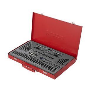 Набор плашек и метчиков, 52 ед., M3-M12 INTERTOOL SD-8052 SD-8052 фото