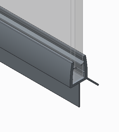Шторки скляні на ванну Koer SR BS02-80x140-TR-01 прозоре скло 6мм, хром (KR5401) KR5401 фото