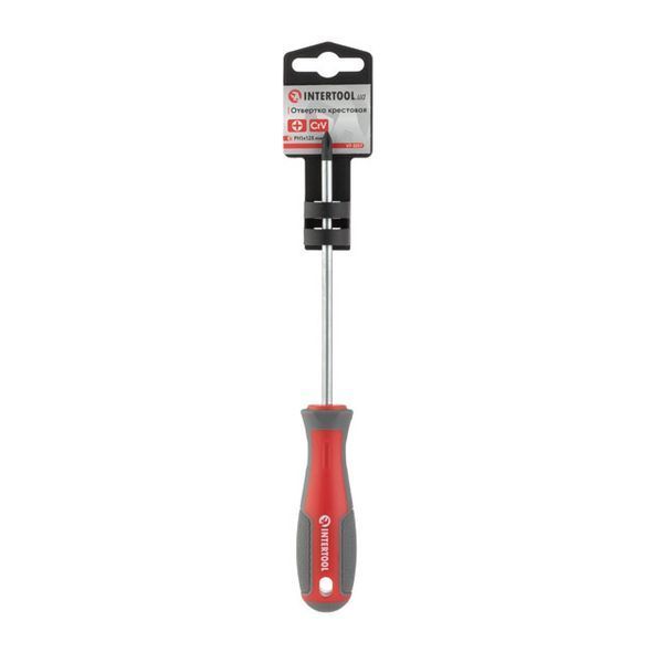 Викруткa хрестова, PH1&times;125 мм, Cr-V INTERTOOL VT-3317 VT-3317 фото