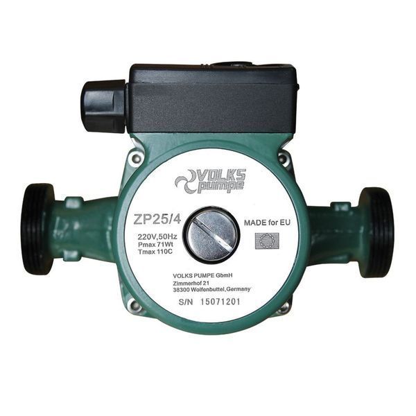 Насос циркуляційний VOLKS pumpe ZP25/6 130мм + гайки 000010614 фото