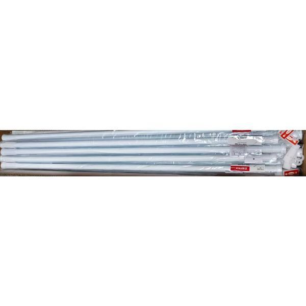 Штанга для шторки телескопическая прямая Zerix CRA-110x200 110cm-200cm (алюминий) (пакет) (ZX4998) ZX4998 фото