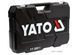 Набір головок торцевих YATO : квадрат 1/2", 3/8", 1/4" з інструментами, насадками. 150 шт. YT-38811 YT-38811 фото 3