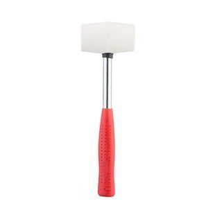 Киянка гумова, 280 г, 40 мм, бiла гума, металева ручка INTERTOOL HT-0234 HT-0234 фото