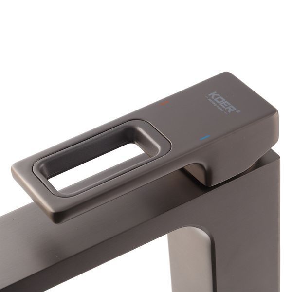 Змішувач для умивальника KOER KB-10009-07 (Колір графіт) (KR5976) KR5976 фото