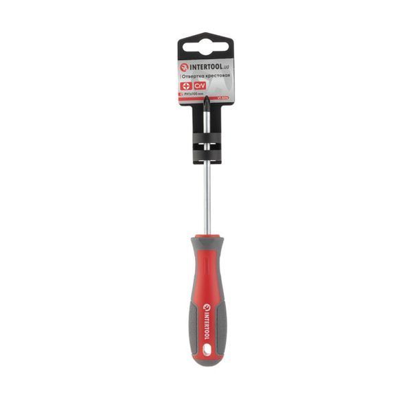 Отвертка крестовая, PH1&times;100 мм, Cr-V INTERTOOL VT-3316 VT-3316 фото