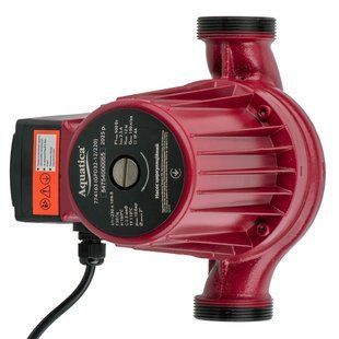Насос циркуляционный 0.5кВт Hmax 12м Qmax 190л/мин &Oslash;2" 220мм + гайки &Oslash;1&frac14;" AQUATICA (774163) 774163 фото