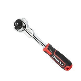 Рукоятка з храповим механізмом поворотна, 72 зуба 3/8 ", Cr-V STORM INTERTOOL ET-8008 ET-8008 фото