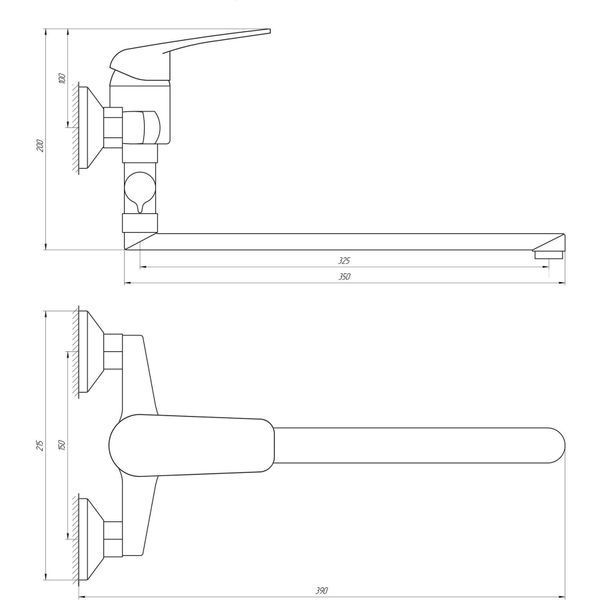 Змішувач для ванної Globus Lux Koln GLK-0108 000023157 фото