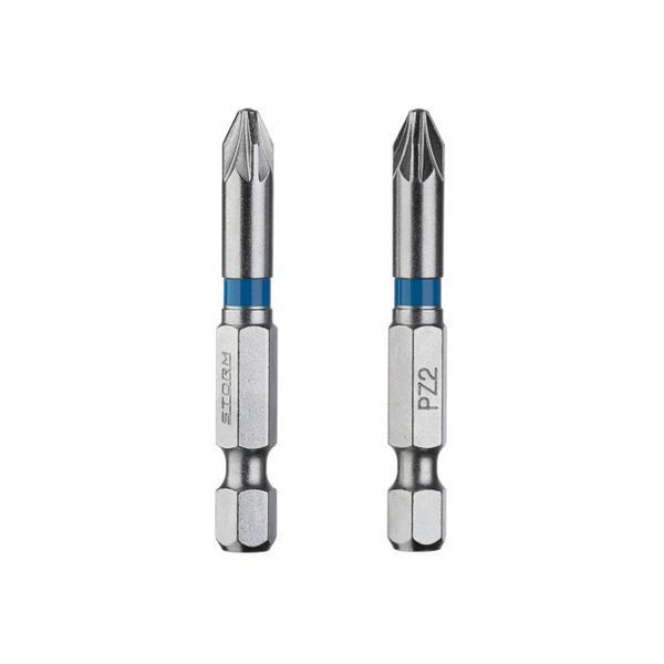 Комплект отверточных насадок, PZ2, 1/4"&times;50 мм, S2, 2 ед., STORM INTERTOOL VT-0215 VT-0215 фото