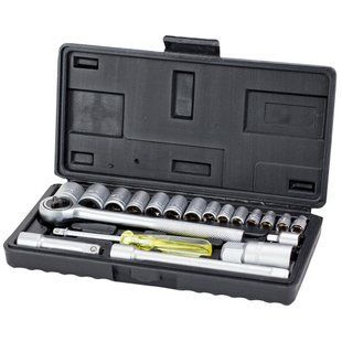 Набір торцевих насадок 1/4", 3/8" в кейсі 20шт GRAD (6003055) 6003055 фото