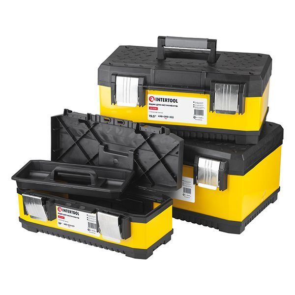 комплект ящиков для инструментов, 3 ед. (BX-2018 18", BX-2019 19,5", BX-2021 21") INTERTOOL BX-2003 BX-2003 фото