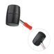 Киянка гумова, 1030 г, 70 мм, чорна гума, металева ручка INTERTOOL HT-0233 HT-0233 фото 4