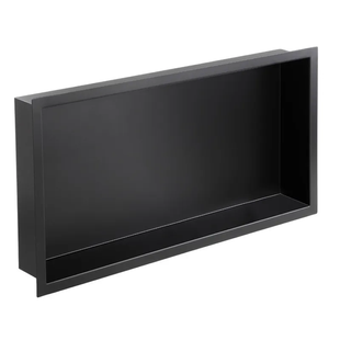 Полка-ниша для ванной комнаты Mixxus Premium NICHE-0102 BLACK из нержавеющей стали SUS304 (MI6680) MI6680 фото