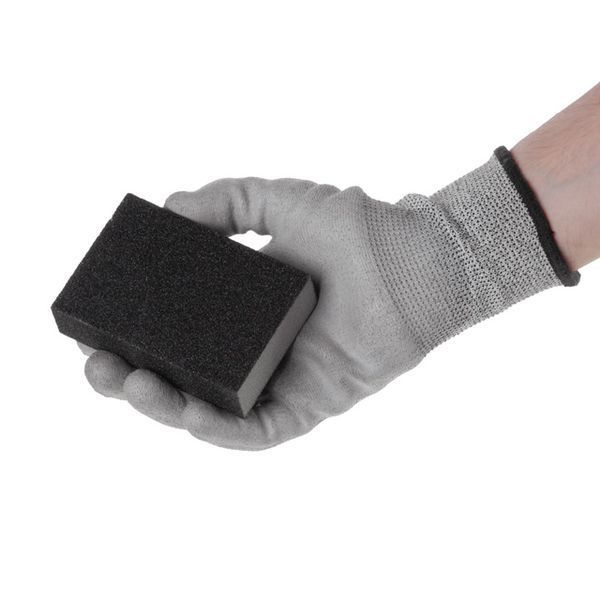 Губка для шліфування, 100&times;70&times;25 мм, оксид алюмінію, К120 INTERTOOL HT-0912 HT-0912 фото