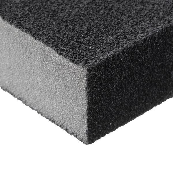 Губка для шліфування, 100&times;70&times;25 мм, оксид алюмінію, К120 INTERTOOL HT-0912 HT-0912 фото