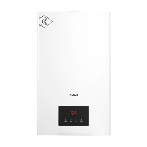 Котел електричний одноконтурний KOER KWH.E0106 WHITE 6 кВт колір білий (KR5558) KR5558 фото