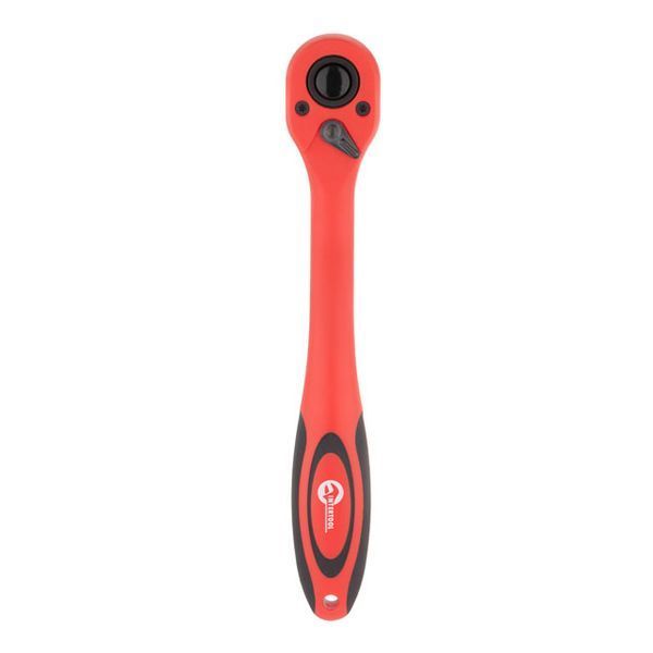 Рукоятка із храповим механізмом на 72 зуба 1/2" вигнута Cr-v (Professional) INTERTOOL HT-2109 HT-2109 фото