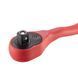 Рукоятка із храповим механізмом на 72 зуба 1/2" вигнута Cr-v (Professional) INTERTOOL HT-2109 HT-2109 фото 5