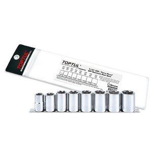 Набір головок Torx Plus EP 1/2" EP18-EP32 8ед. TOPTUL GAAG0810 GAAG0810 фото