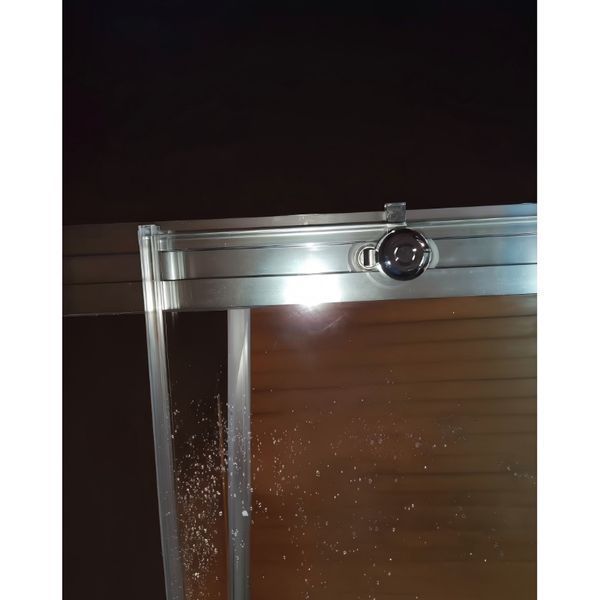 Шторки скляні розсувні на ванну Koer SR BS06-120x150-TR-01 прозоре скло Easy Clean 6мм, хром (KR5945) KR5945 фото