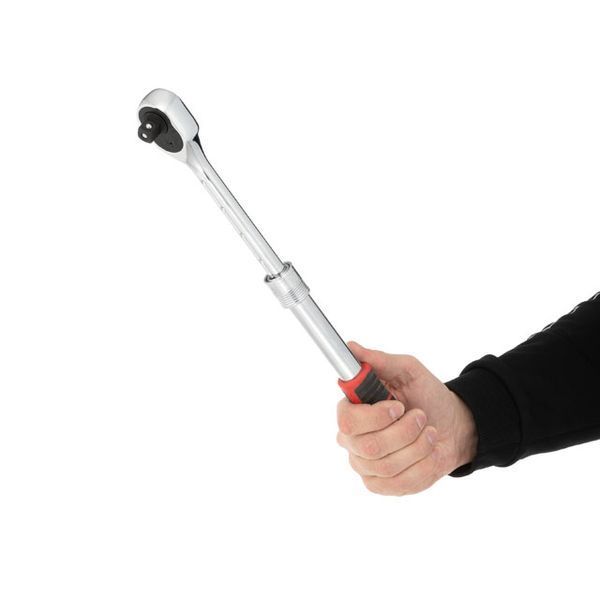Рукоятка з храповим механізмом телескопічна, 72 зуба 1/2 ", Cr-V STORM INTERTOOL ET-8006 ET-8006 фото