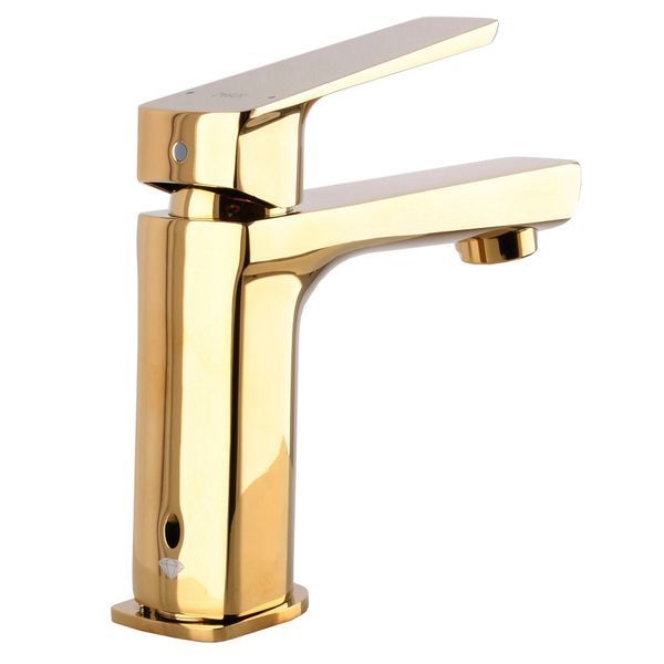 Змішувач для умивальника TOPAZ LEXI TL- 21201-H57-AU cartridge D25 золото PVD 000019547 фото