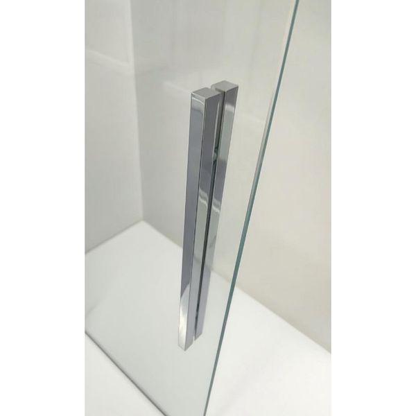 Шторки скляні розсувні на ванну Koer SR BS06-120x150-TR-01 прозоре скло Easy Clean 6мм, хром (KR5945) KR5945 фото