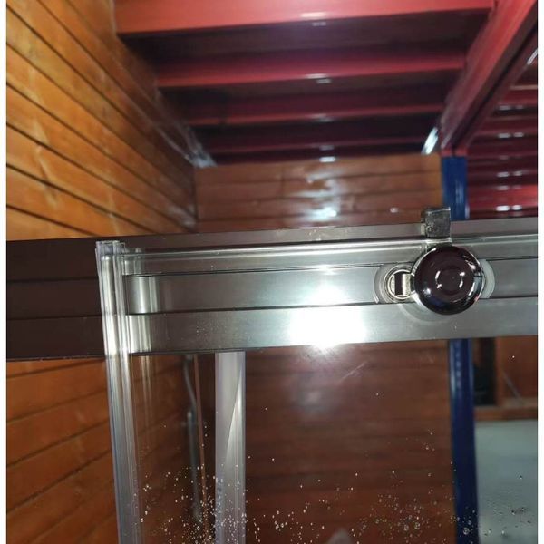Шторки скляні розсувні на ванну Koer SR BS06-120x150-TR-01 прозоре скло Easy Clean 6мм, хром (KR5945) KR5945 фото