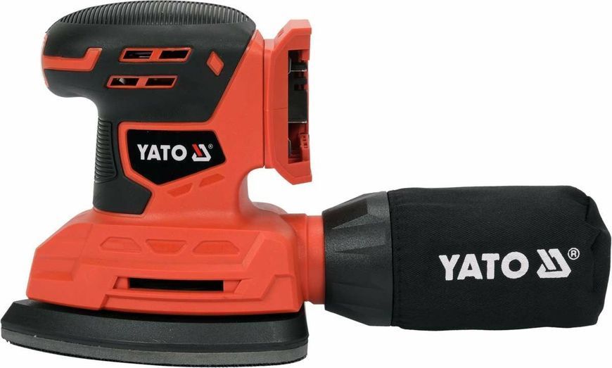 Шлифмашина вибрационная аккумуляторная YATO:18В, вибрация 7,34&plusmn;1,5 м/с&sup2;, 84х184мм(БЕЗ АККУМУЛЯТОРА) YT-82755 YT-82755 фото