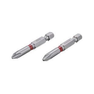 Комплект отверточных насадок, PH2, 1/4"&times;50 мм, S2, 2 ед., STORM INTERTOOL VT-0212 VT-0212 фото