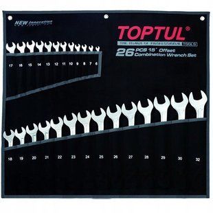 Набір ключів комбінованих 26 шт 6-32 мм TOPTUL Hi-Performance GPAX2601 GPAX2601 фото