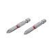 Комплект отверточных насадок, PH2, 1/4"&times;50 мм, S2, 2 ед., STORM INTERTOOL VT-0212 VT-0212 фото 1