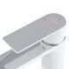 Змішувач для умивальника HAIBA ALEX 001 HIGH WHITE-CHROME (HB9564) HB9564 фото 4