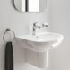 Одноважільний змішувач для раковини M-Size Grohe Eurosmart New з натискним донним клапаном (23923003) 23923003 фото 2