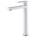 Змішувач для умивальника HAIBA ALEX 001 HIGH WHITE-CHROME (HB9564) HB9564 фото 1