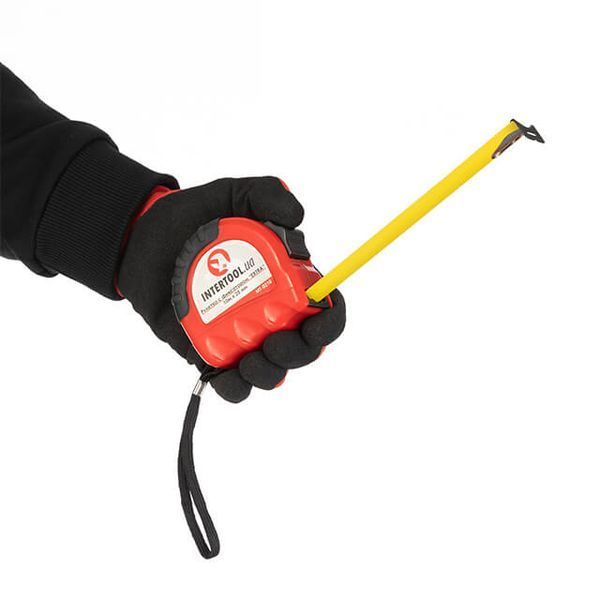 Рулетка з металевим полотном, з фіксатором, 10 м, 25 мм, "EXTRA" INTERTOOL MT-0210 MT-0210 фото