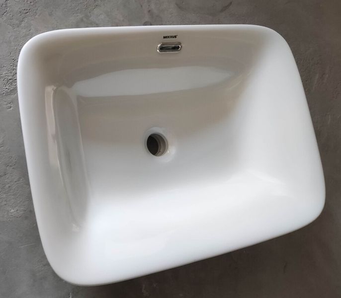 Раковина врезная на столешницу Mixxus Premium STYLE-1601 590х420х180mm с переливом (MP6570) MP6570 фото