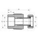 Муфта з накидною гайкою 25x3 /4F PPR Koer K0142.PRO (KP0179) KP0179 фото 2