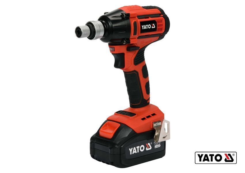 Гайковерт ударний акумуляторний безщітковий YATO Li-Ion 18 В 3 Агод 250 Нм 1/2" + кейс YT-82802 фото