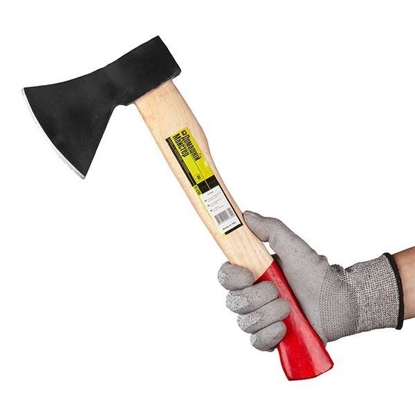 Топор, 600 г, деревянная ручка NONAME (INTERTOOL) HT-0266 HT-0266 фото