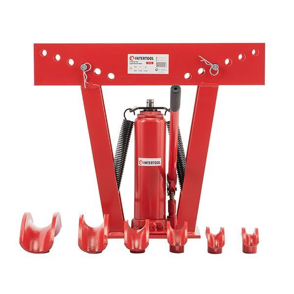 Трубогин гідравлічний 12 т, діаметр труб: 1/2", 3/4", 1", 1-1/4", 1-1/2", 2" INTERTOOL GT1212 GT1212 фото