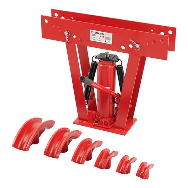 Трубогин гідравлічний 12 т, діаметр труб: 1/2", 3/4", 1", 1-1/4", 1-1/2", 2" INTERTOOL GT1212 GT1212 фото