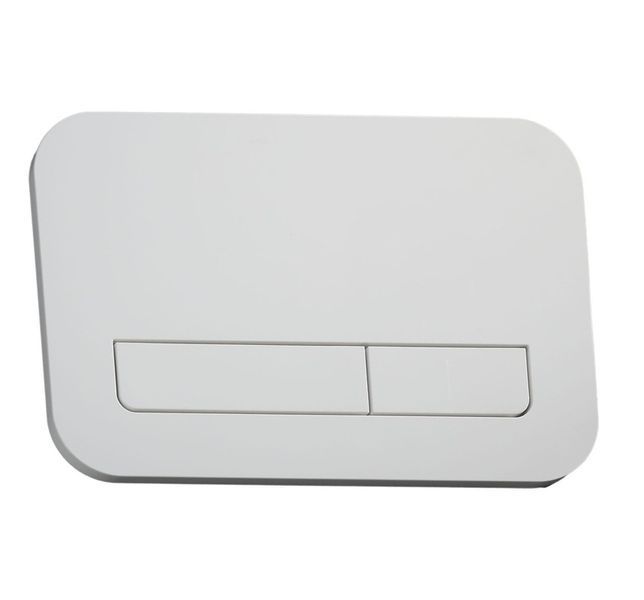 Панель смыва Koer KT-0609-03 240x160x7mm пластиковая, линейная кнопка (цвет белый) (KR6129) KR6129 фото
