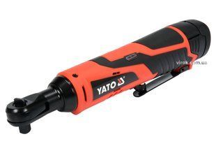 Тріщатка ударна акумуляторна YATO : Li-Ion 12 В, 2 Агод, 3/8", 45 Нм + 4 торцеві головки YT-82902 YT-82902 фото