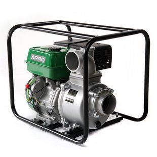 Мотопомпа WPD-45 6.5л.с. 45 м&sup3;/ч 26м (для грязной воды) бензиновая 4-х тактн. APRO (852137) 852137 фото